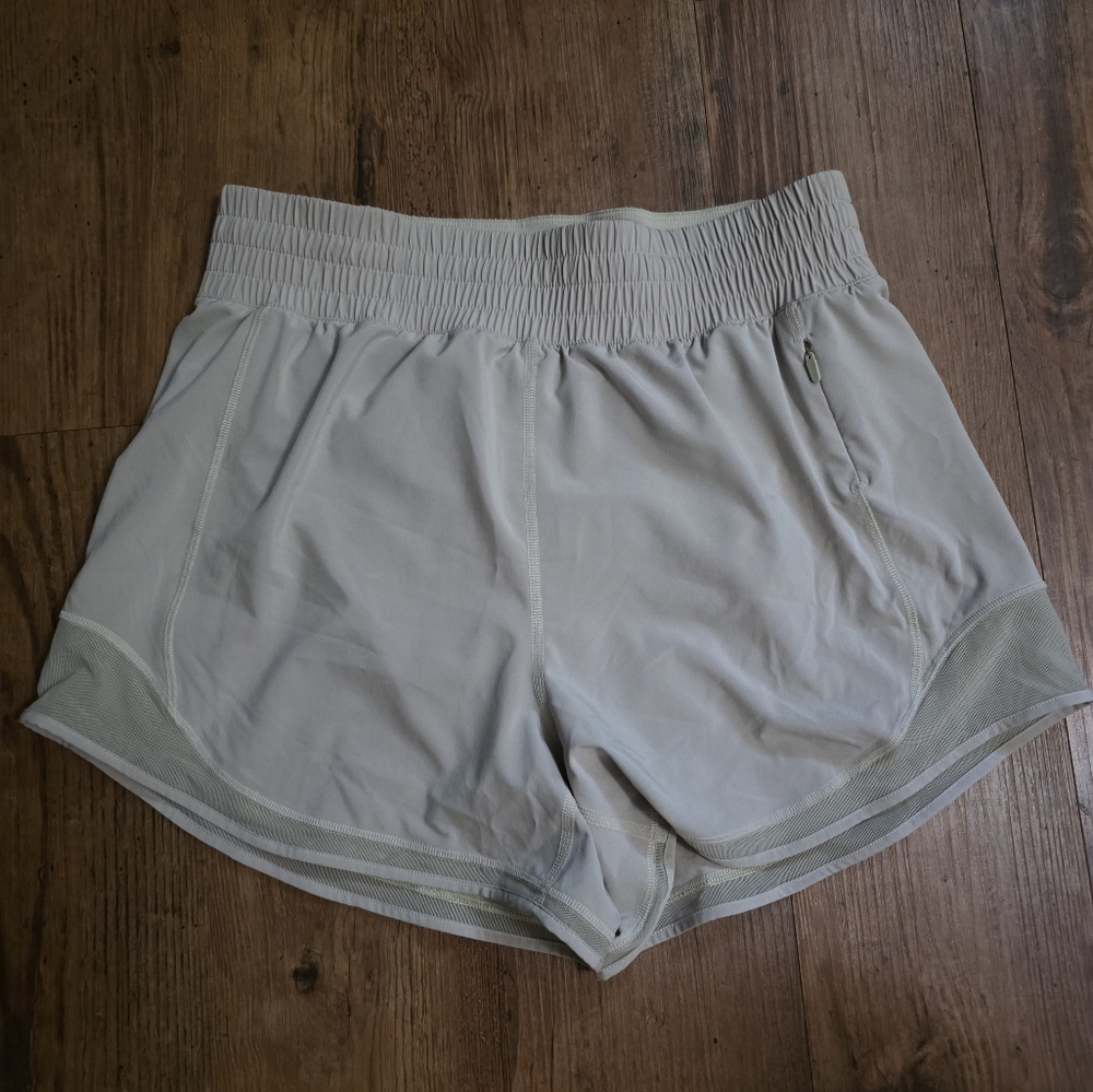 Women's Beige Athletic Shorts